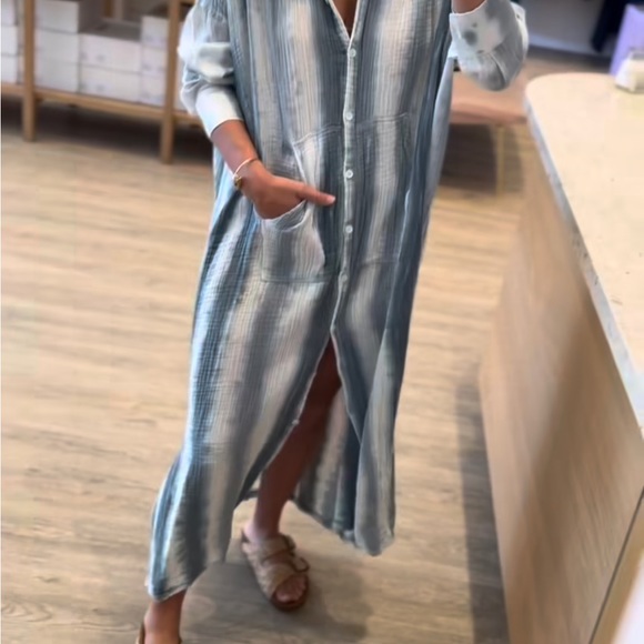 SOLD-Raquel Allegra Gauze dress - Picture 3 of 3